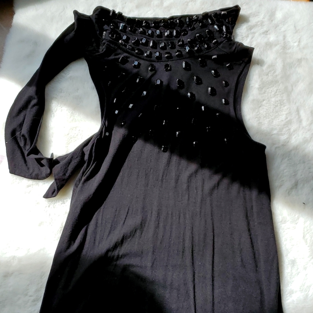 Juicy couture black rhinestone top